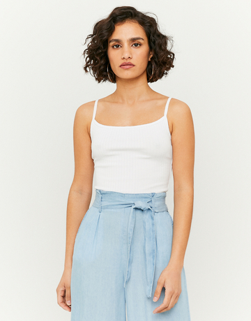 Biały Tank top Basic | TALLY WEiJL
