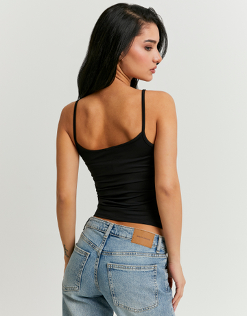 Black Basic Tank Top | TALLY WEiJL