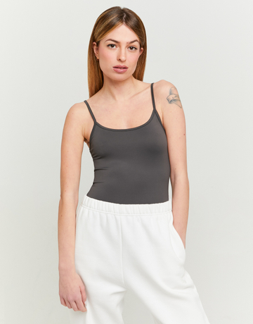 Graues Basic Tanktop | TALLY WEiJL