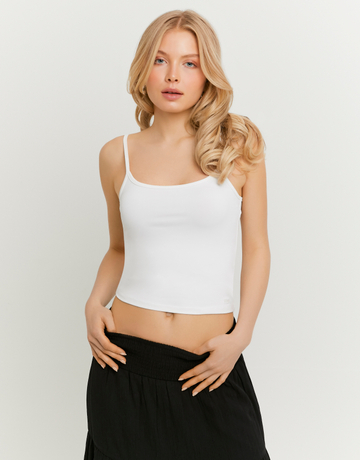 Canottiera Basica Bianca | TALLY WEiJL