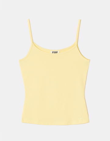 Gelbes Basic Tanktop | TALLY WEiJL
