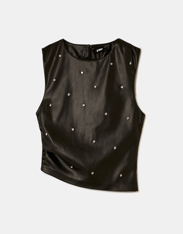 Black Top with Strass | TALLY WEiJL