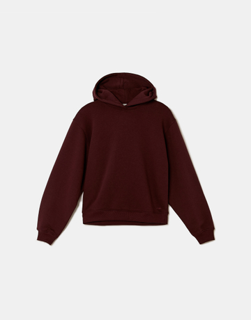 Burgunder Basic Hoodie | TALLY WEiJL