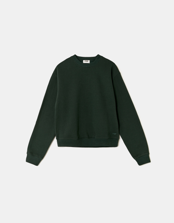 Sweat Basique Vert | TALLY WEiJL