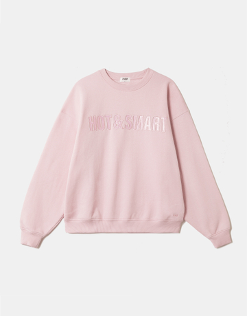 Rosa Sweatshirt mit Stickerei | TALLY WEiJL