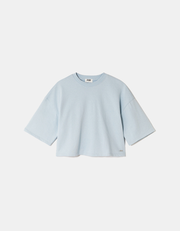 Blaues lockeres T-Shirt | TALLY WEiJL