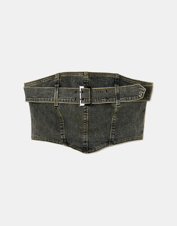 Blue Denim Top | TALLY WEiJL