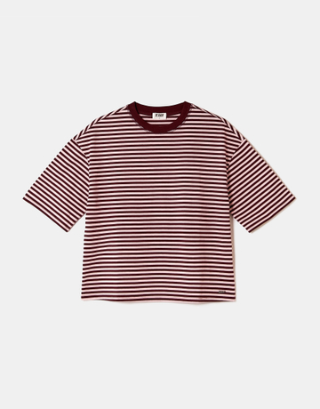 Blau gestreiftes Basic T-Shirt | TALLY WEiJL