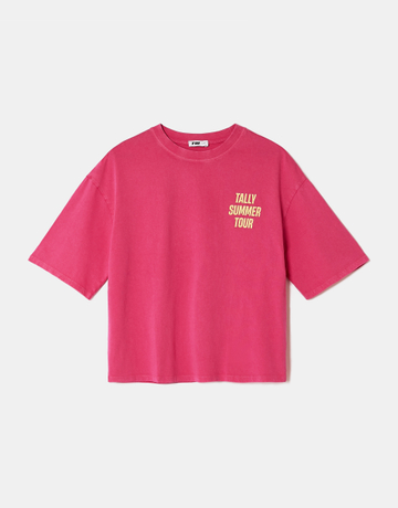 Pink Printed T-shirt | TALLY WEiJL
