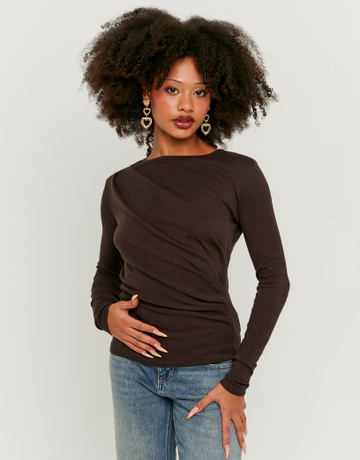 T-shirt Μακρύ Μανίκι Γκρι | TALLY WEiJL