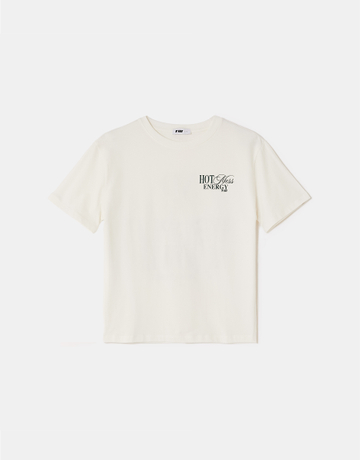 Weißes Print T-Shirt | TALLY WEiJL