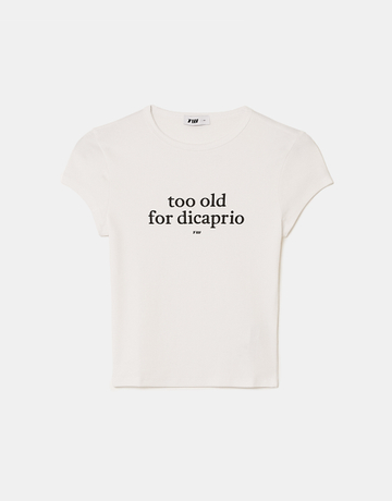 T-shirt bianca con stampa | TALLY WEiJL