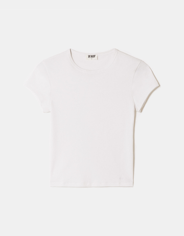 White Basic T-shirt | TALLY WEiJL