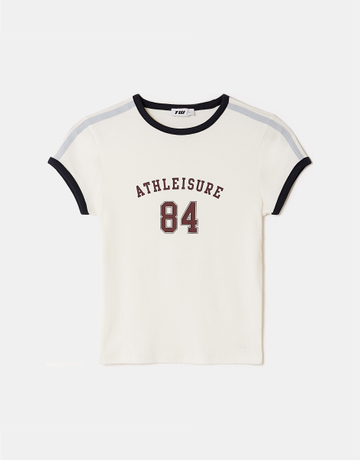 T-Shirt Blanc Imprimé | TALLY WEiJL