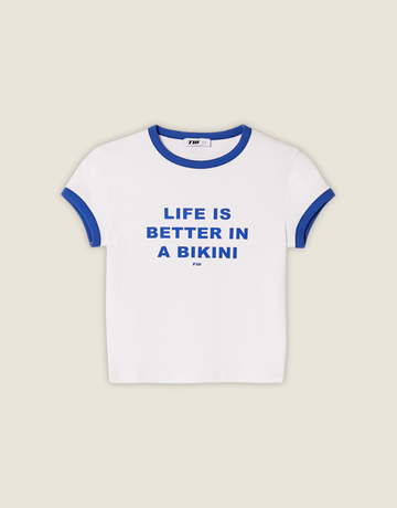 White Printed T-shirt | TALLY WEiJL