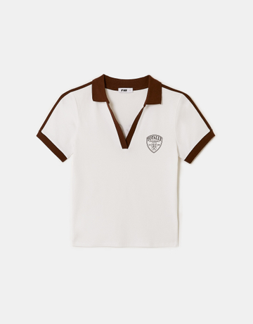 Polo Imprimé Blanc | TALLY WEiJL