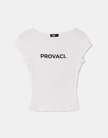 T-Shirt Bianca Stampata | TALLY WEiJL