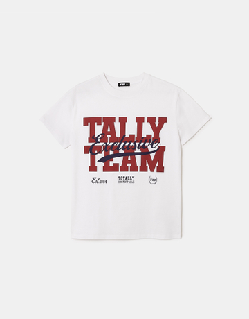 T-shirt Bianca Stampata | TALLY WEiJL