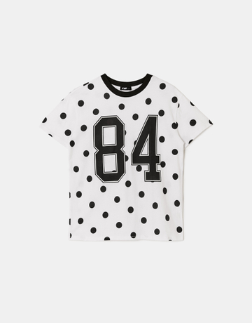 T-shirt bianca con stampa | TALLY WEiJL