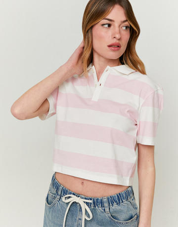 Striped Polo T-shirt | TALLY WEiJL