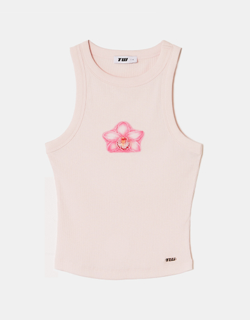 Rosa Print Tank Top | TALLY WEiJL