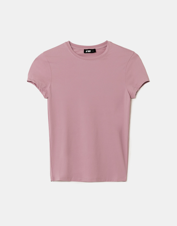 Purple Basic Tshirt | TALLY WEiJL