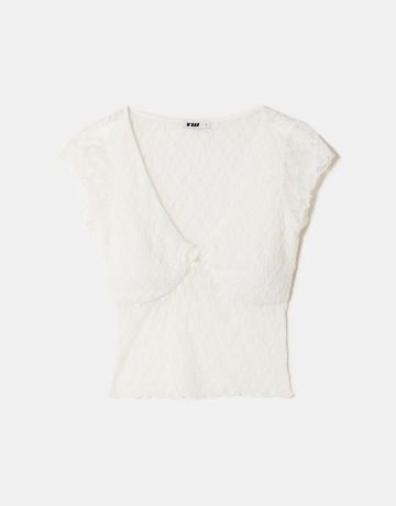 Top bianco in pizzo | TALLY WEiJL