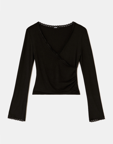 Schwarzes Rafftop | TALLY WEiJL