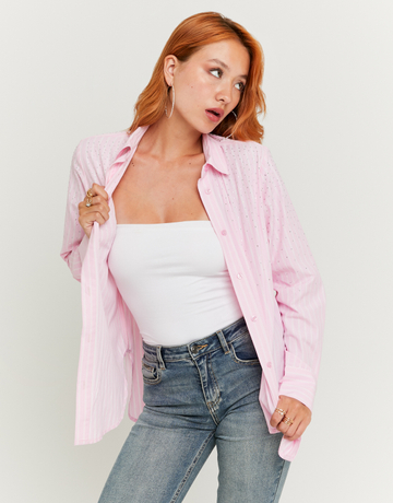 Pink Cotton Shirt | TALLY WEiJL