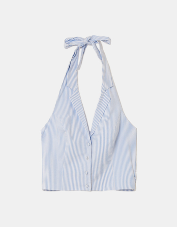 Top blu con fiocco | TALLY WEiJL