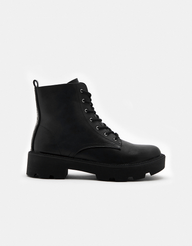 TALLY WEiJL, Black Lace Up Boots for Women