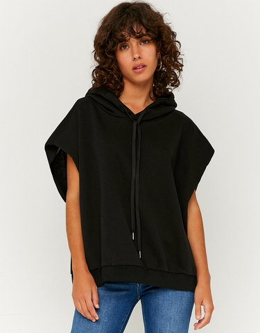 Hoodies - Felpe Senza Maniche con Cappuccio da Donna