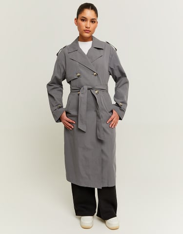 TALLY WEiJL, Trench-coat long gris for Women