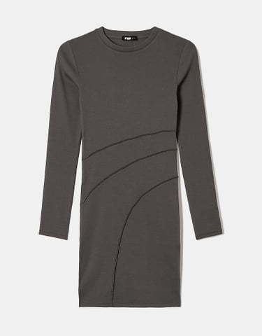TALLY WEiJL, Graues Fitted Minikleid for Women