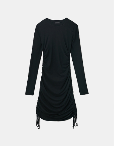 TALLY WEiJL, Czarna sukienka Mini z siatki for Women