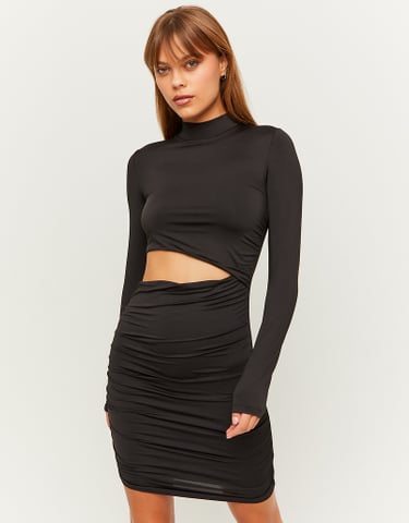 TALLY WEiJL, Black Cut Out  Mini Dress for Women