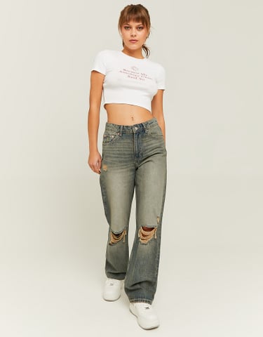 TALLY WEiJL, Jeans taille haute droit for Women