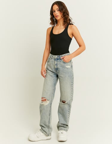 TALLY WEiJL, Jeans Straight Leg a Vita Alta for Women