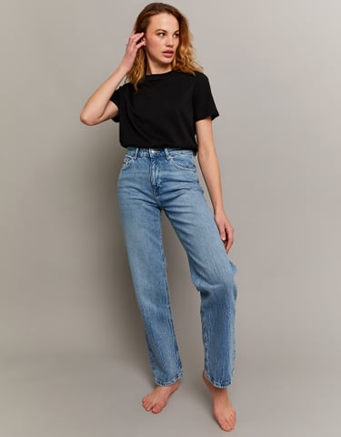 TALLY WEiJL, High Waist Jeans mit Straight Leg for Women