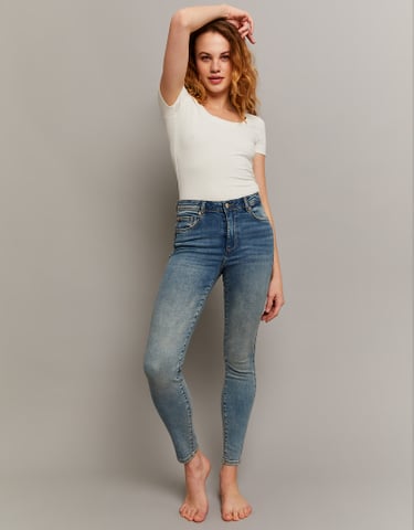 TALLY WEiJL, Jean taille moyenne Skinny Push Up for Women
