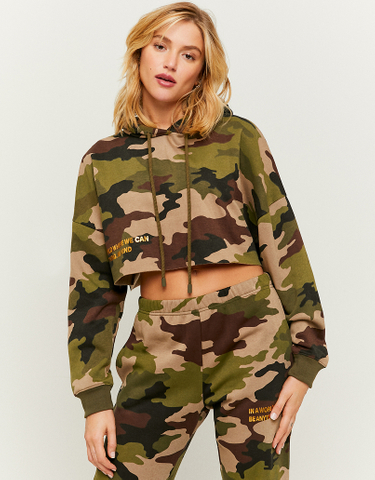 TALLY WEiJL,   Camouflage Hoodie for Women
