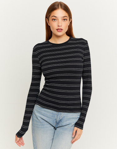 TALLY WEiJL, Striped Basic Long Sleeves T-shirt for Women