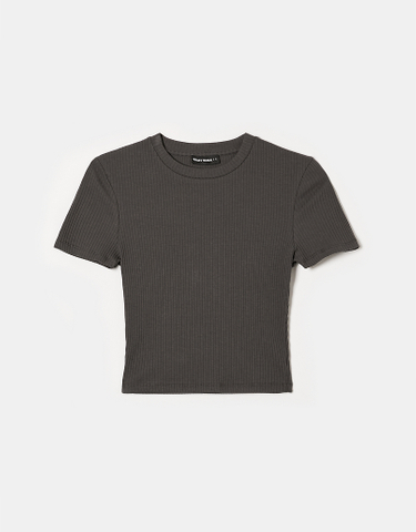 TALLY WEiJL, Basic Cropped T-Shirt for Women