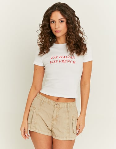 TALLY WEiJL, T-shirt Printed Λευκό for Women