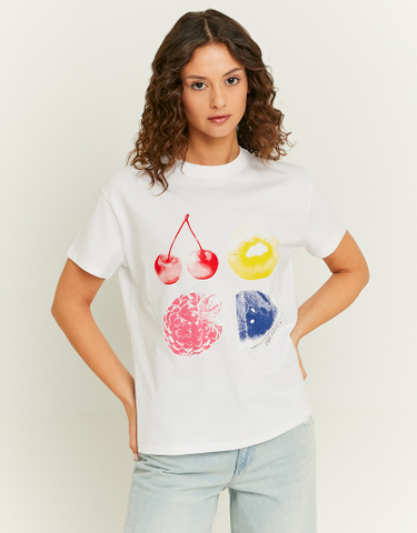 TALLY WEiJL, T-shirt Oversize Λευκό for Women