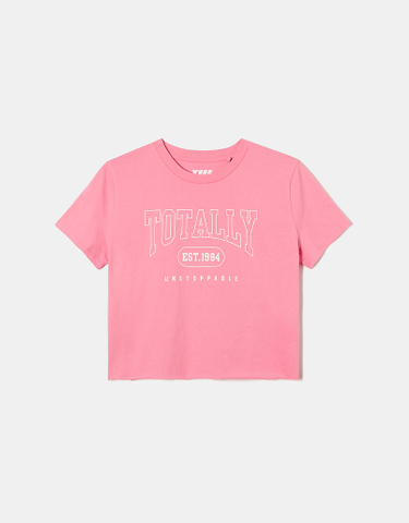 TALLY WEiJL, T-shirt Imprimé Rose for Women