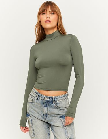 TALLY WEiJL, T-shirt Basica Verde for Women