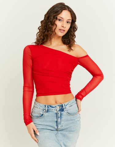 TALLY WEiJL, Rotes Crop Top for Women