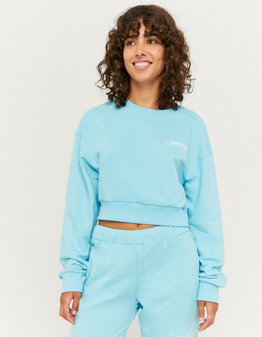 light blue sweatshirt women