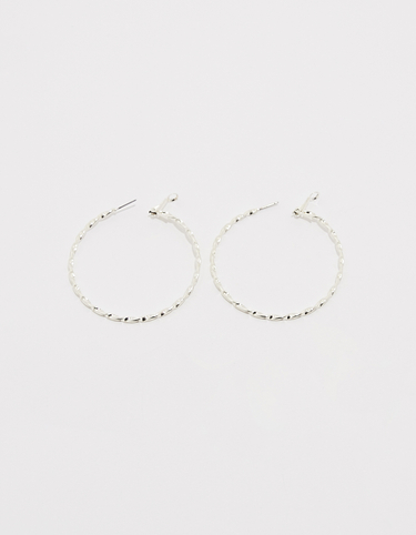 Grandes Créoles Argentées | TALLY WEiJL